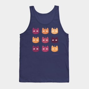 9 Rosy Kitty by Sunnie Meowtlu Tank Top